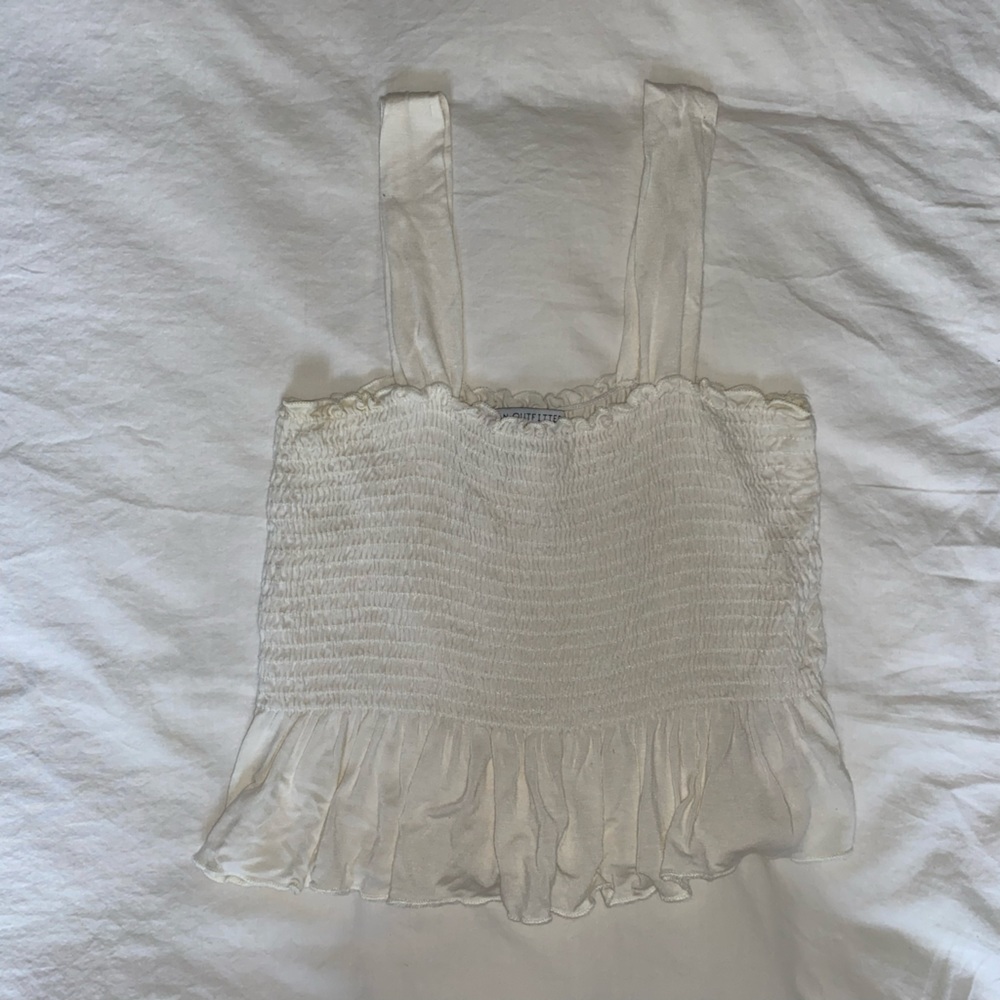 White tank top